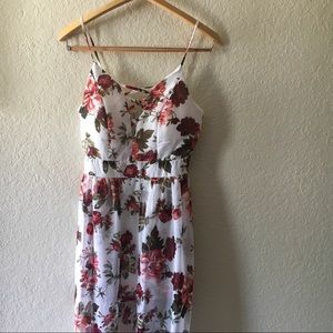 Floral High-Low Dress